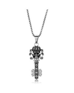 JCE1984 High polished (no plating) Stainless Steel Necklace with No Stone